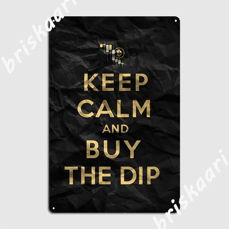 Постер Keep Calm Buy The Dip металлический плакат кинотеатр дизайн гостиной декор для