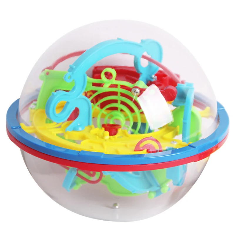 

For Kids Educational Brain Tester Balance Training Toy 100 Step 3D Magic Maze Intellect Ball Labyrinth Sphere Globe Toys Gifts