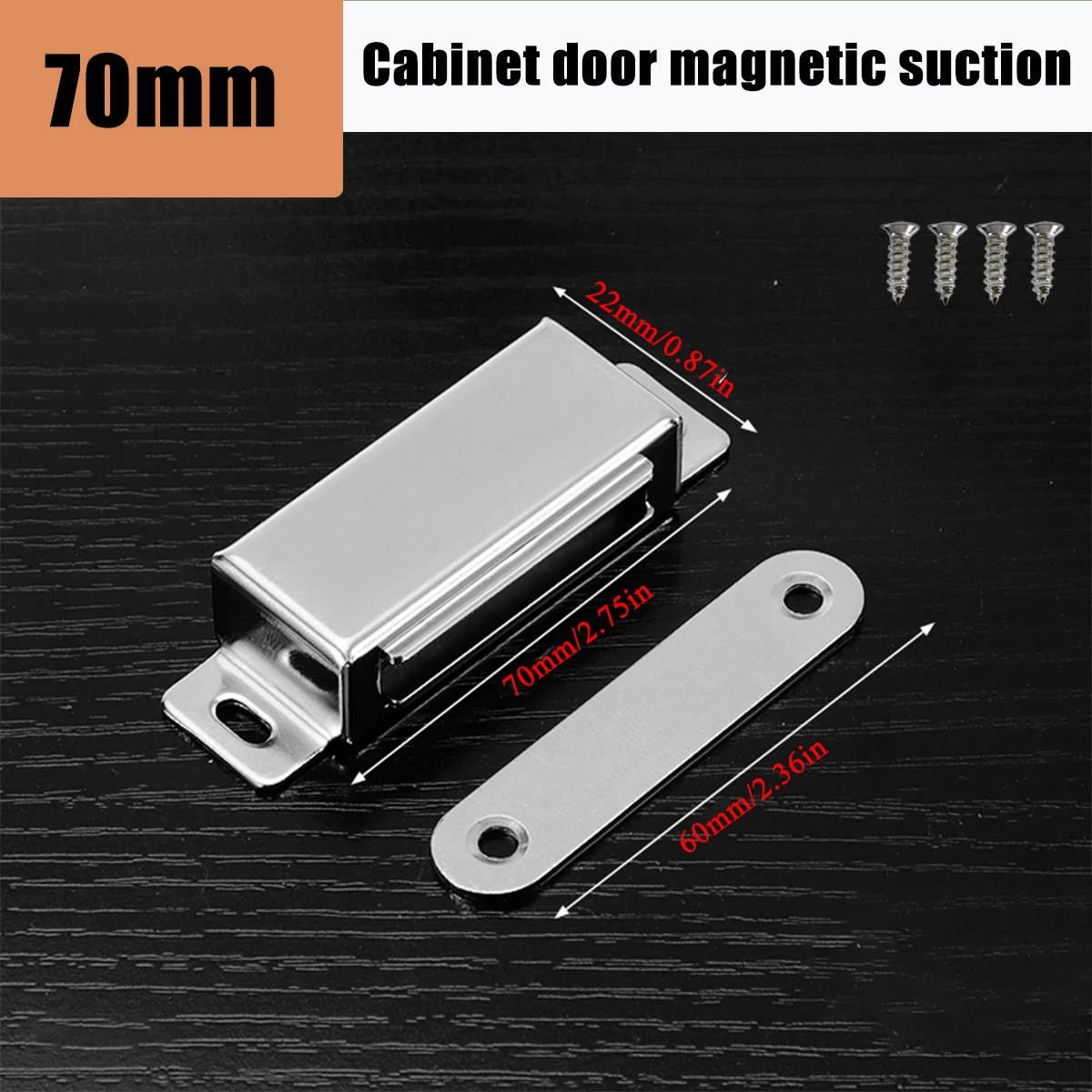 

Серебряная Магнитная Дверная Защелка Для Шкафов