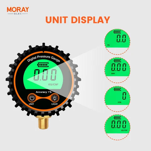 Morayelec Цифровой манометр ME267P для шин