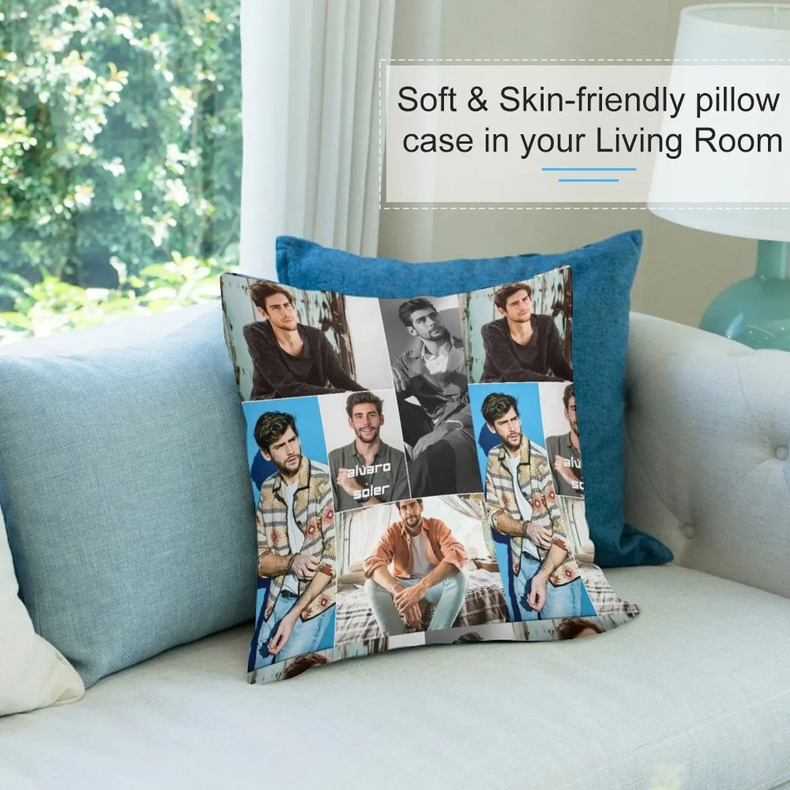 Alvaro Soler испанско-немецкий певец красивый креативный коллаж-4 декоративных