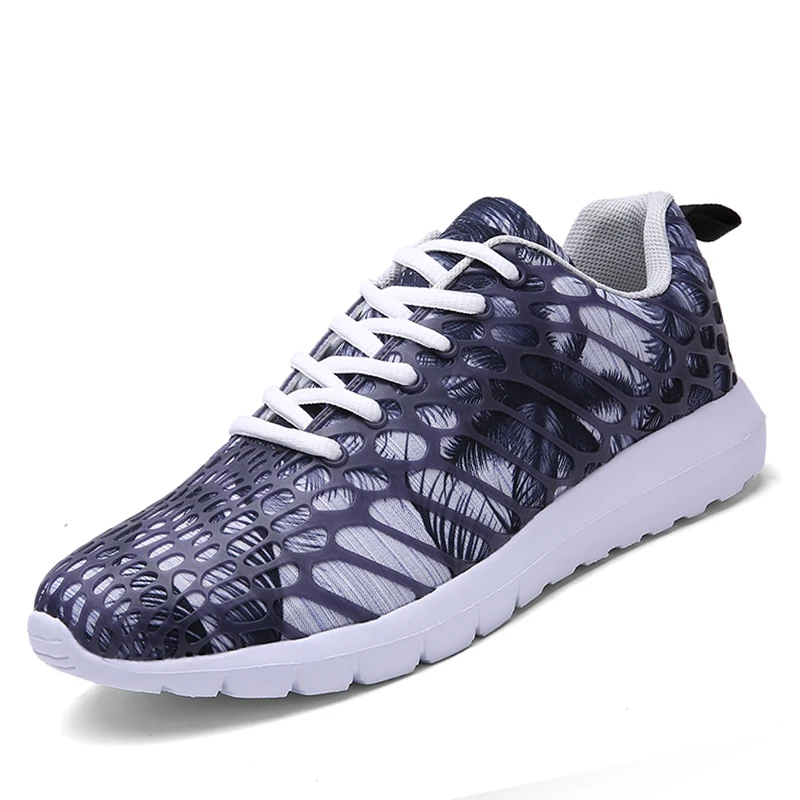 

Кроссовки мужские на шнуровке, Повседневная дышащая обувь, на шнуровке, большие размеры, лето-осень