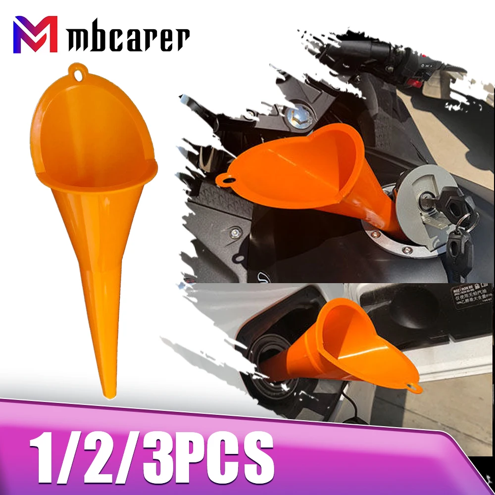 

Car Long Stem Funnel Gasoline Oil Fuel Filling Tools Anti-splash Plastic Funnel Fuel Engine Filling Motorcycle Refueling Tools