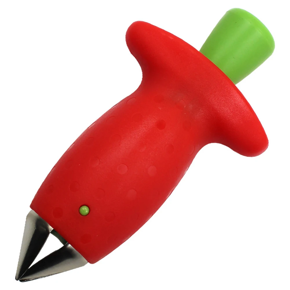 

Strawberry Hullers Metal Core Remover Plastic Fruit Leaf Remover Tomato Stalks Strawberry Stem Remover Clips Kitchen Gadget