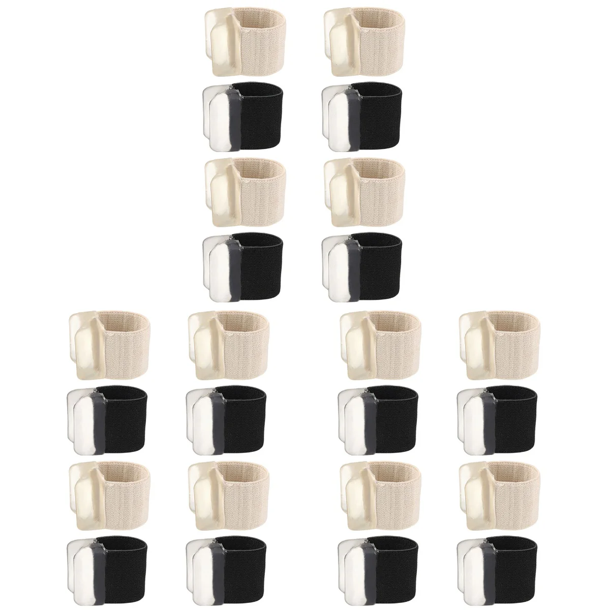 

12 Pairs Valgus Correction Tool Toe Separate Cover Toe Separator for Feet Bunion Corrector Foot Care Tool