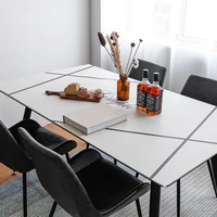 leather table cloth fashionable modern simple waterproof and oil proof anti scalding disposable pvc coffee table table mat