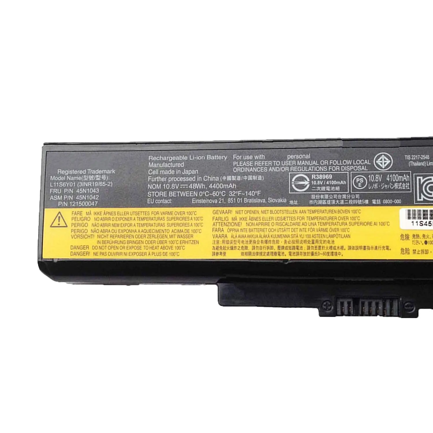 Фото L11S6Y01 L11L6Y01 L11M6Y01 75+ 45N1043 Аккумулятор для ноутбуков Lenovo ThinkPad E430 E530 IdeaPad B480 G400 K49 M480 V380 Y480 Series №4