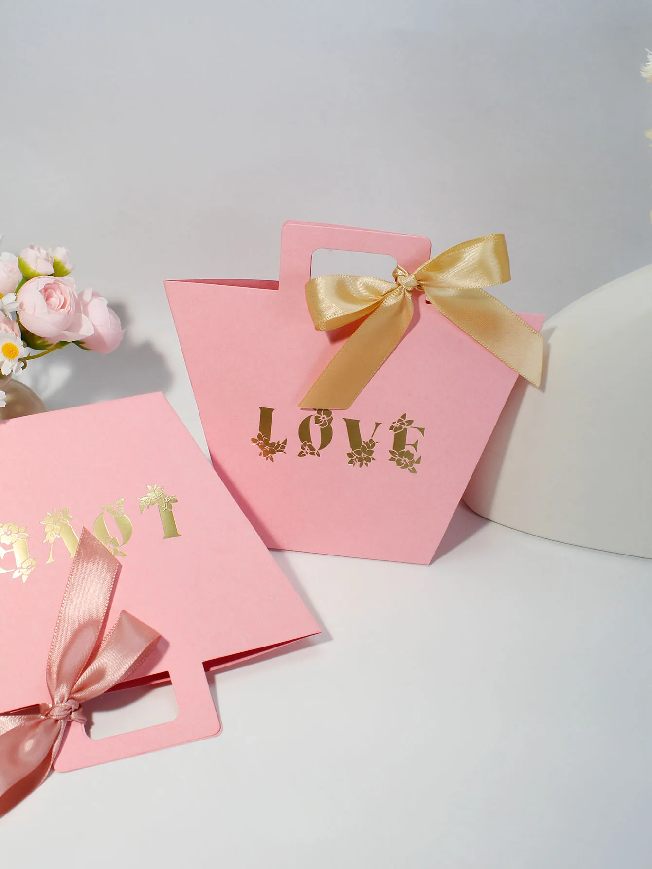 Розовая сумка на День святого Валентина подарочная коробка конфет для подруги