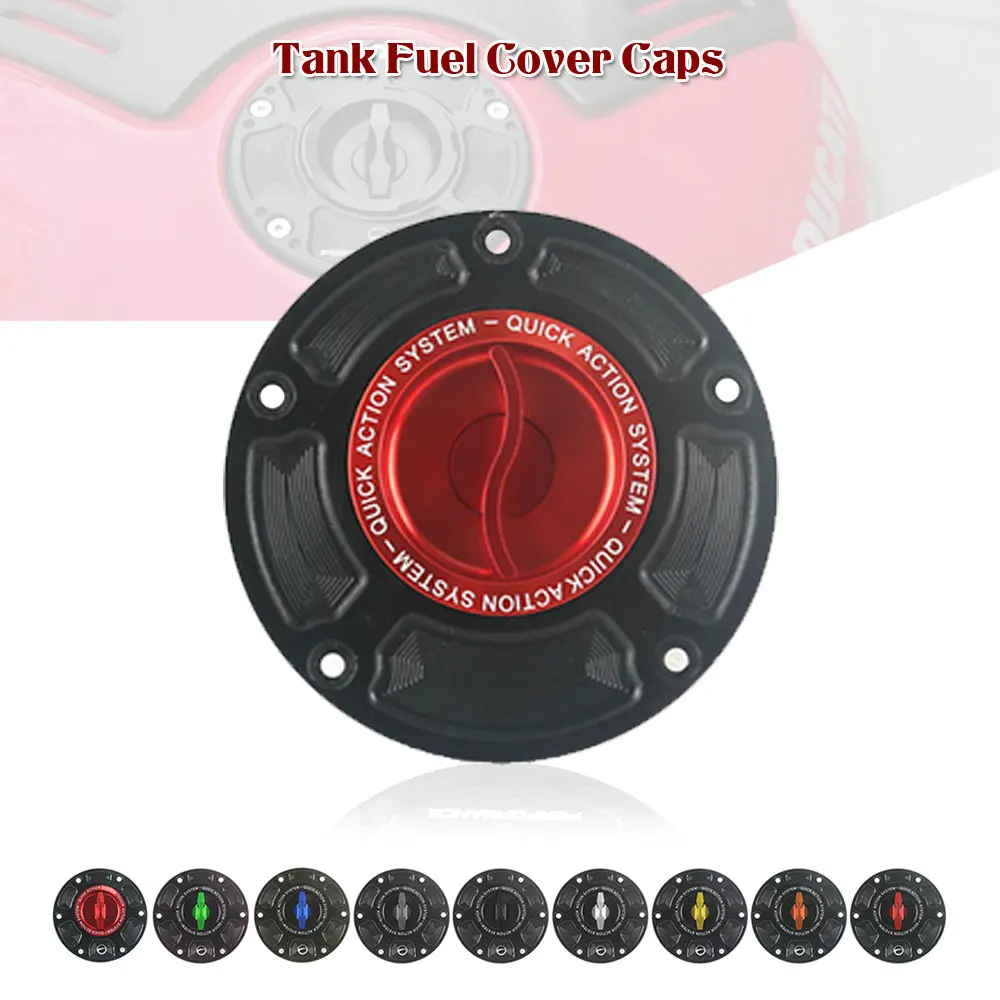 

Aluminum Keyless Motorcycle Accessories Fuel Gas Tank Cap Cover quick release FOR HONDA CB1000R VFR800 800X Crosstourar 1200