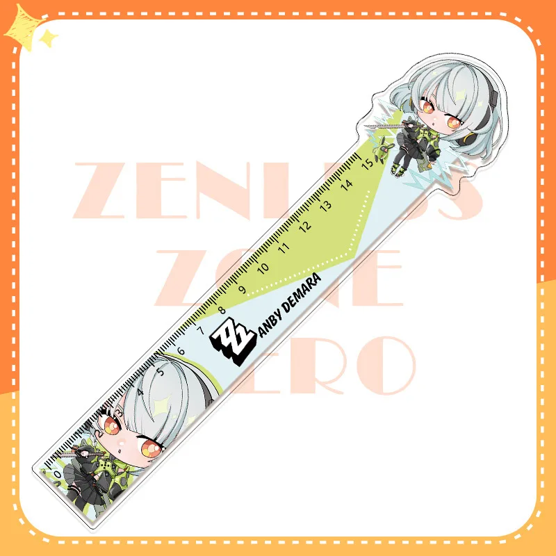 Anime Rulers Zenless Zone Zero Printing Straight Ruler Kawaii School ...
