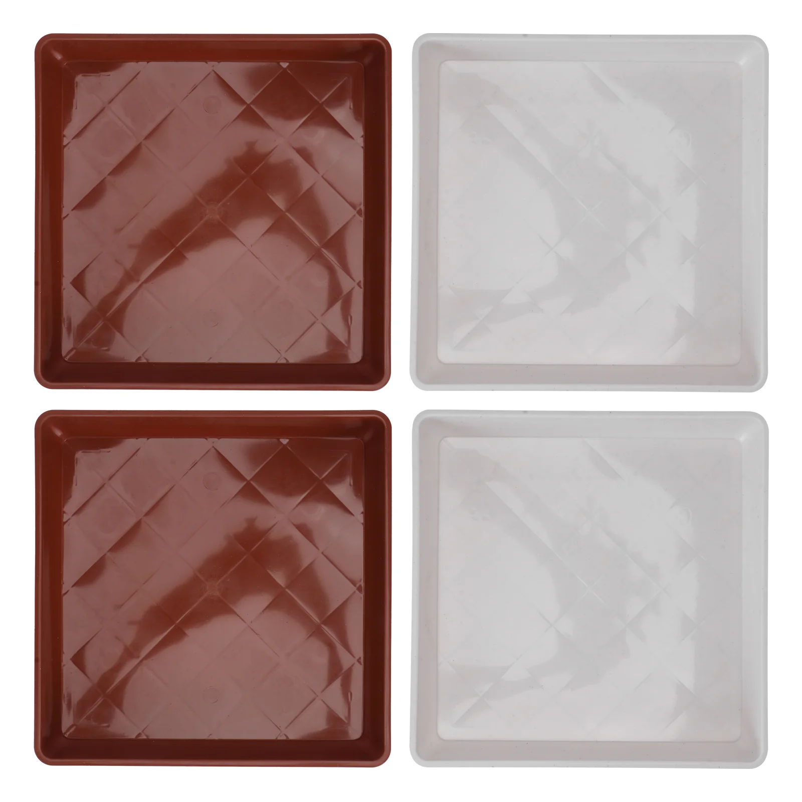 

Tray Saucer Potflowertrays Pots Container Planter Square Saucers Heavy Drip Terra Flowerpot Holder Garden Accessories Base