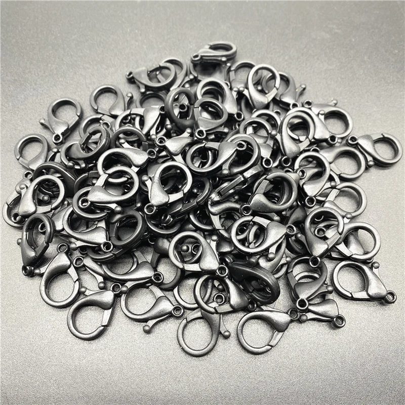 10 шт./лот 26 мм Разноцветные пластиковые застежки-карабины крючки для ключей