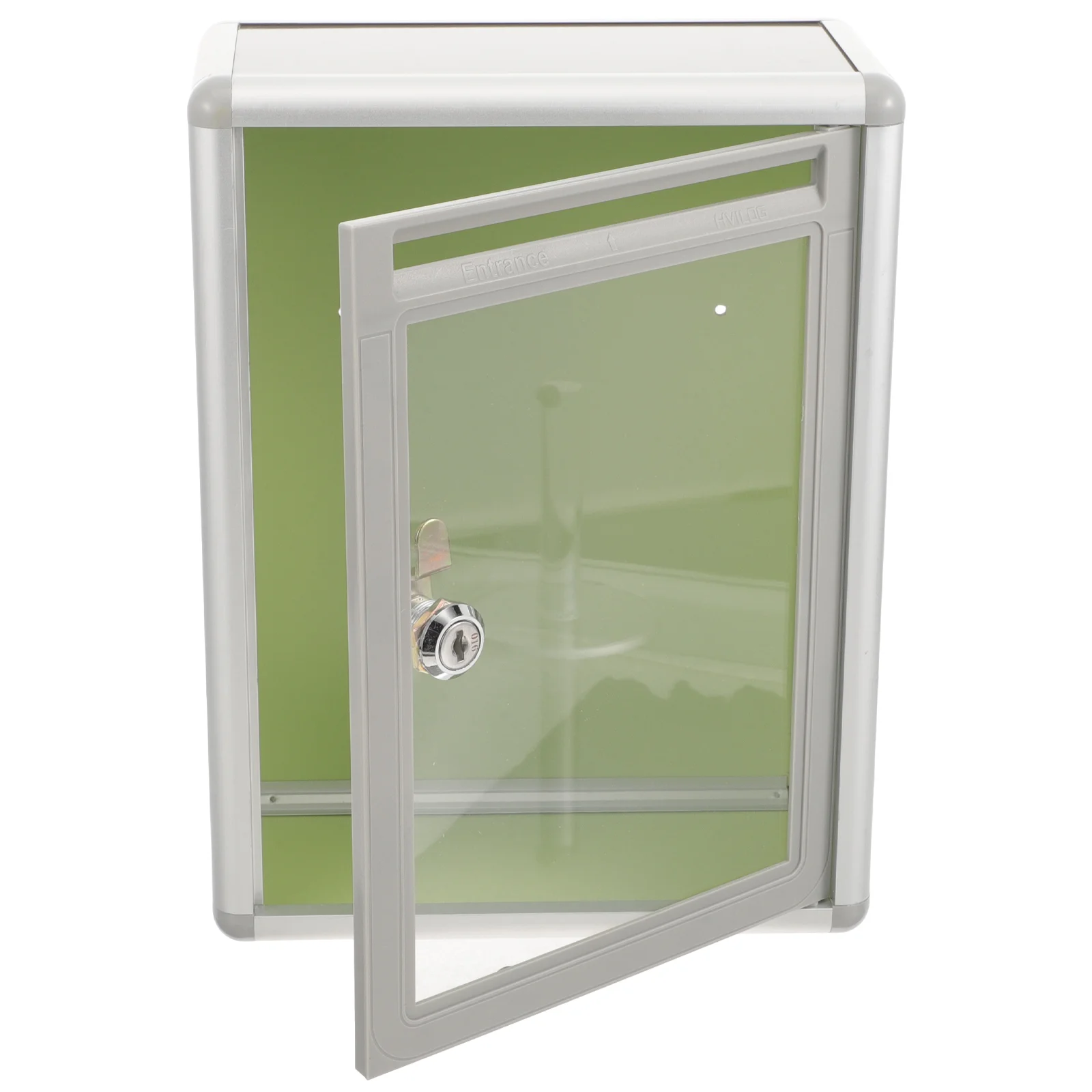 Прозрачный почтовый ящик Официальная настенная подставка для журналов с замком