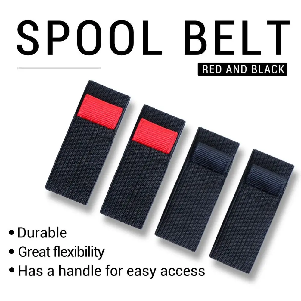 

Band Pole Holder 4 size Elastic Belt Band Pole Holder Fishing Spool Belt Fish Tackle Tool Fishing Reel Wheel Protection