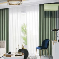 small fresh velvet cloth blackout flannel living room bedroom light luxury solid color curtains blackout curtains zs curtain