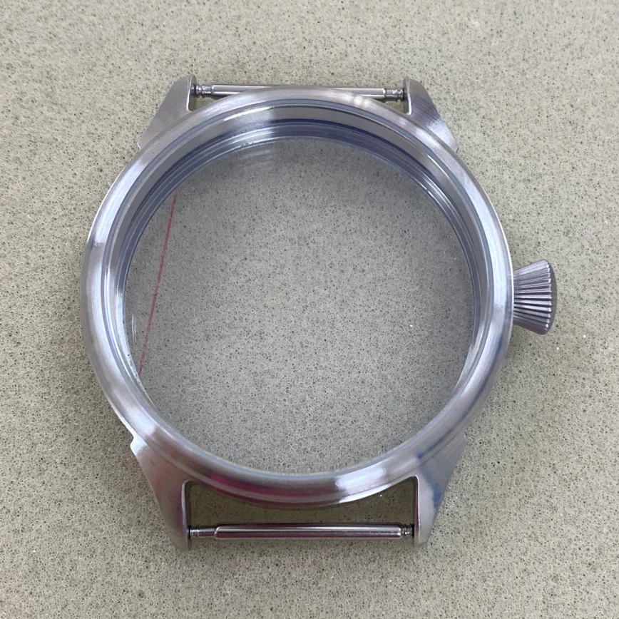 

Watch Accessories Watch Case 42MM Stainless Steel See-through Case Fits ETA6497/ETA6498/ST3600/ST3620 Movements