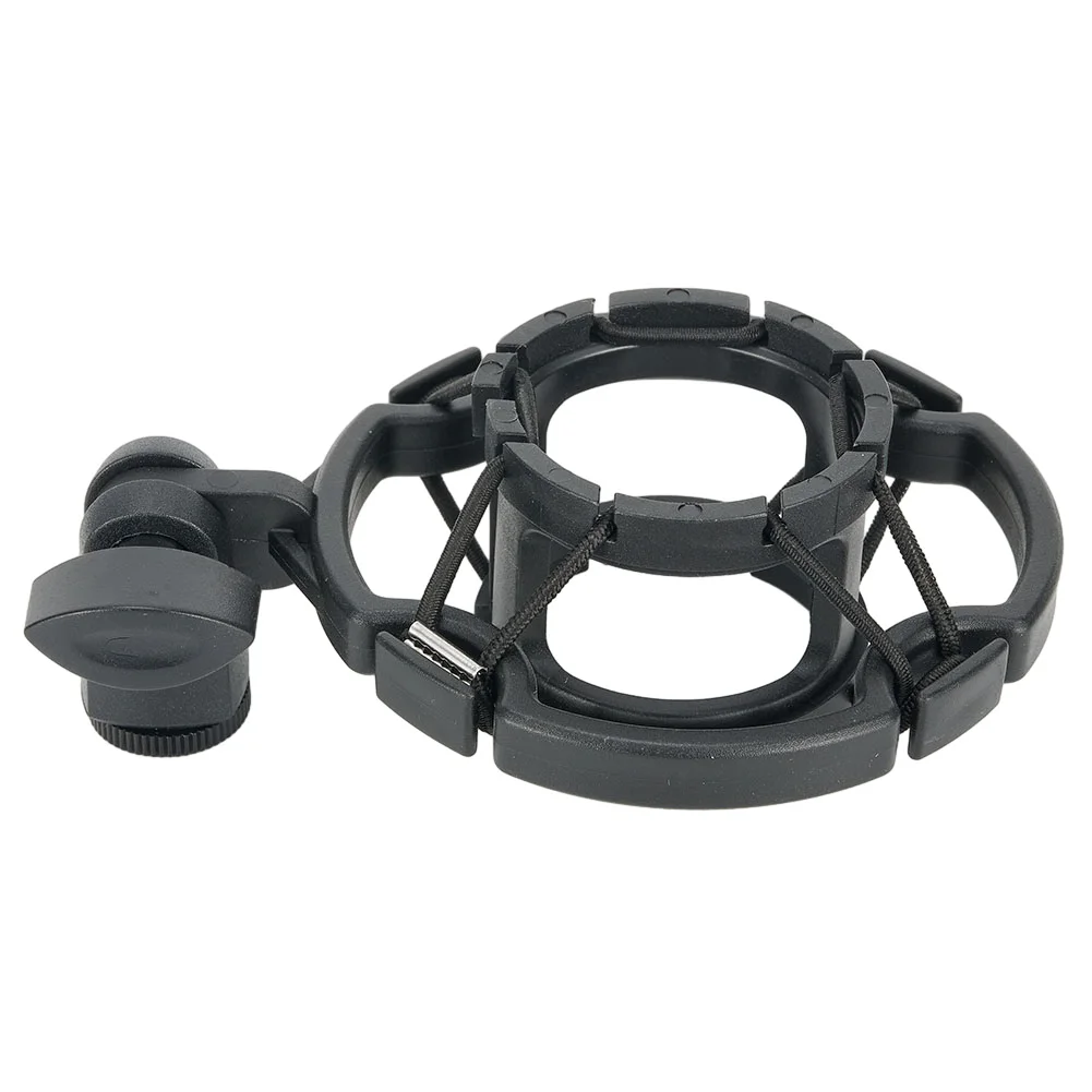 

Universal Microphone Shock Mount Holder Mic Bracket Clip For Large Diaphram Mic Adjustable Angle With Locking Knob