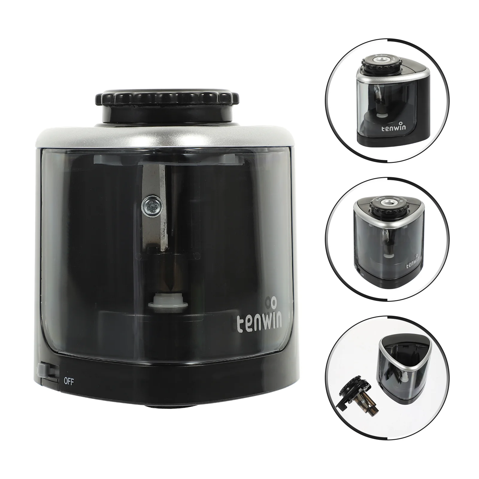 

Sharpener Kids Automatic Electric Sharpeners Auto Supply Portableschool Classroom Colored Mini Hole Student Office Household