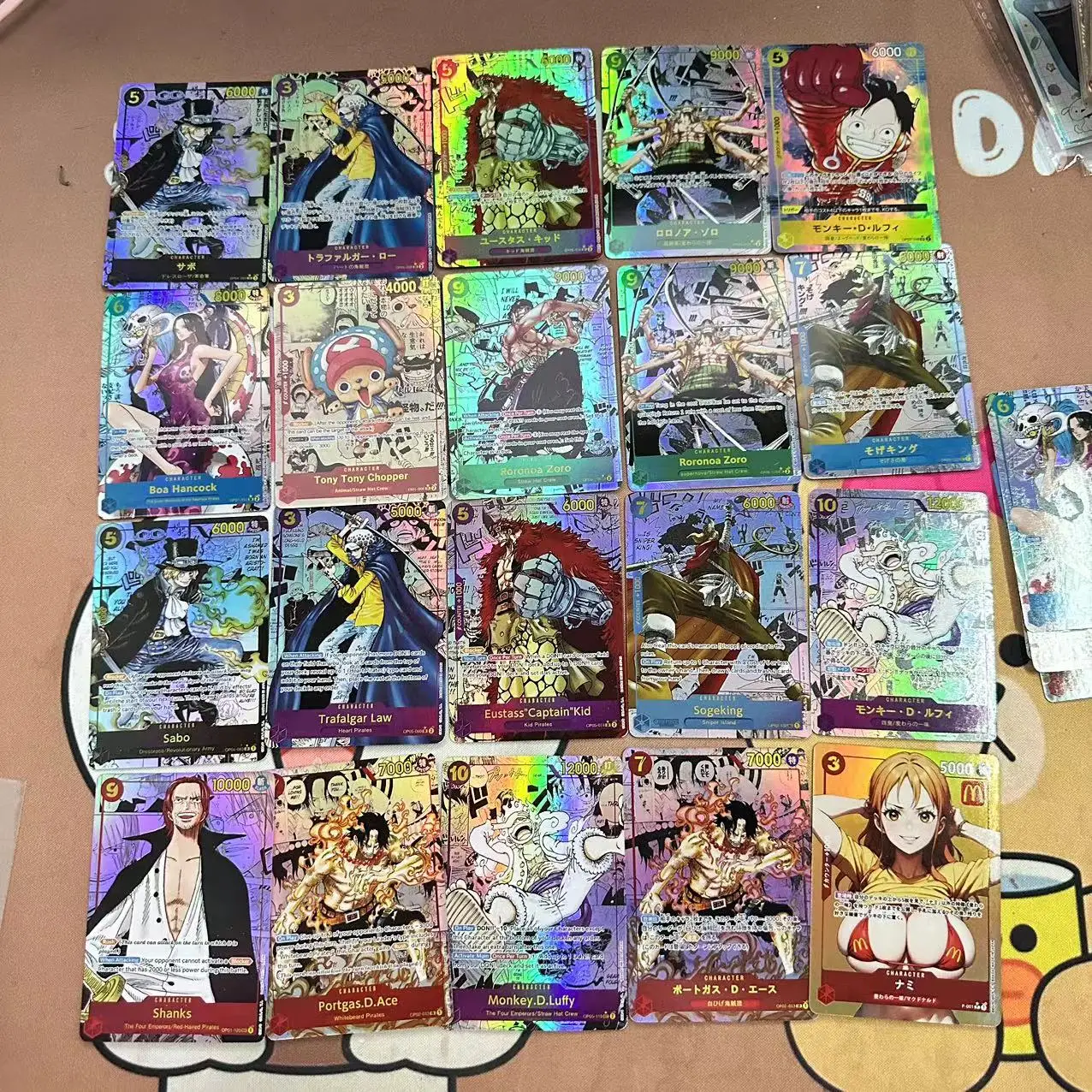 Аниме One Piece Nami hanboa Cock Monkey D Luffy Roronoa Zoro Tony Chopper Diy Flashcard Коллекционная карта игрушка