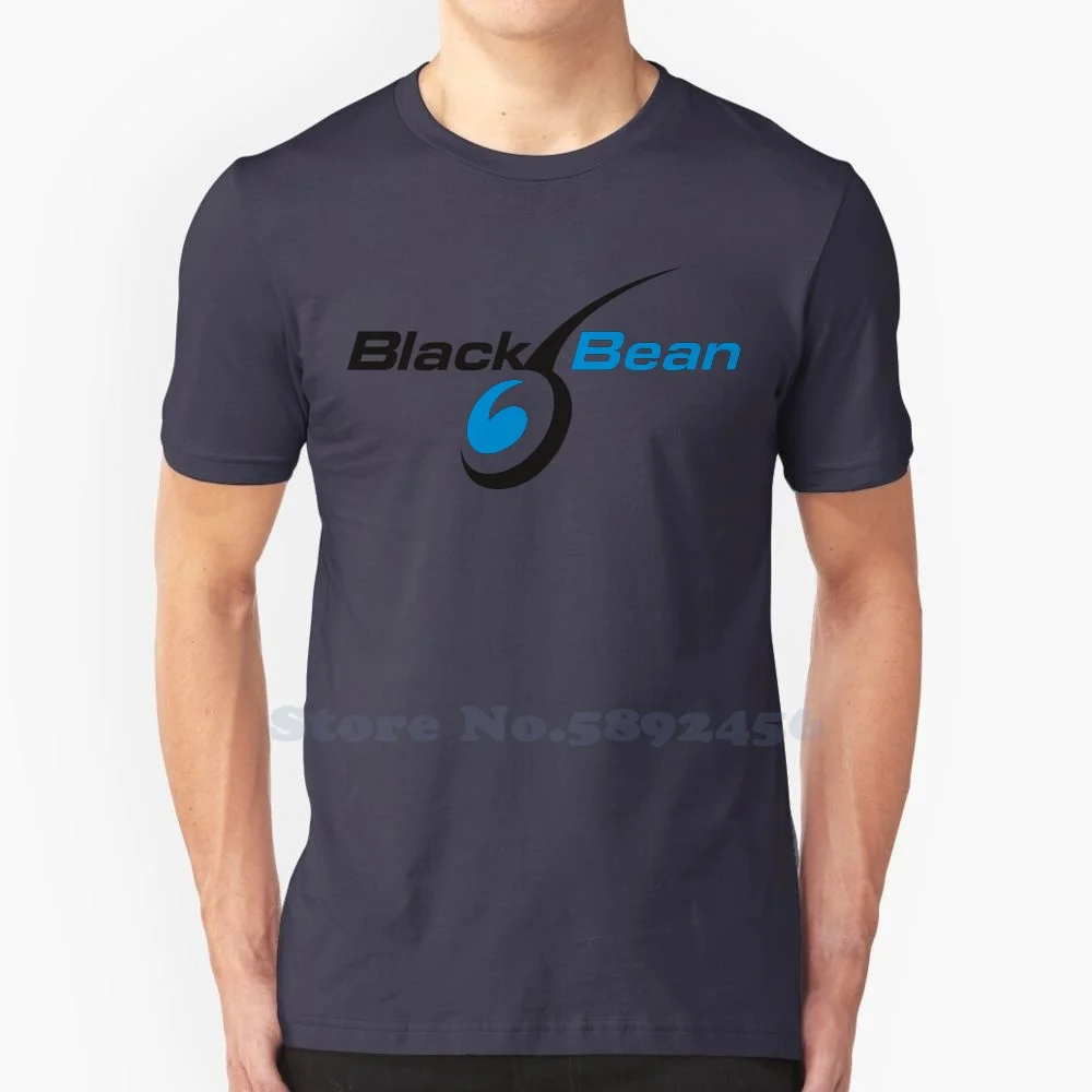

Высококачественные футболки с логотипом бренда Black Bean 2023, модная футболка, новая футболка с графическим рисунком