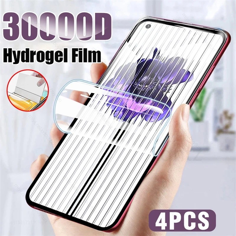 

4PCS 30000D Curved Soft Hydrogel Film For Nothing phone 1 Phone1 Screen Protector Not Glass Nothingphone One Nothing1 A063 6.55"