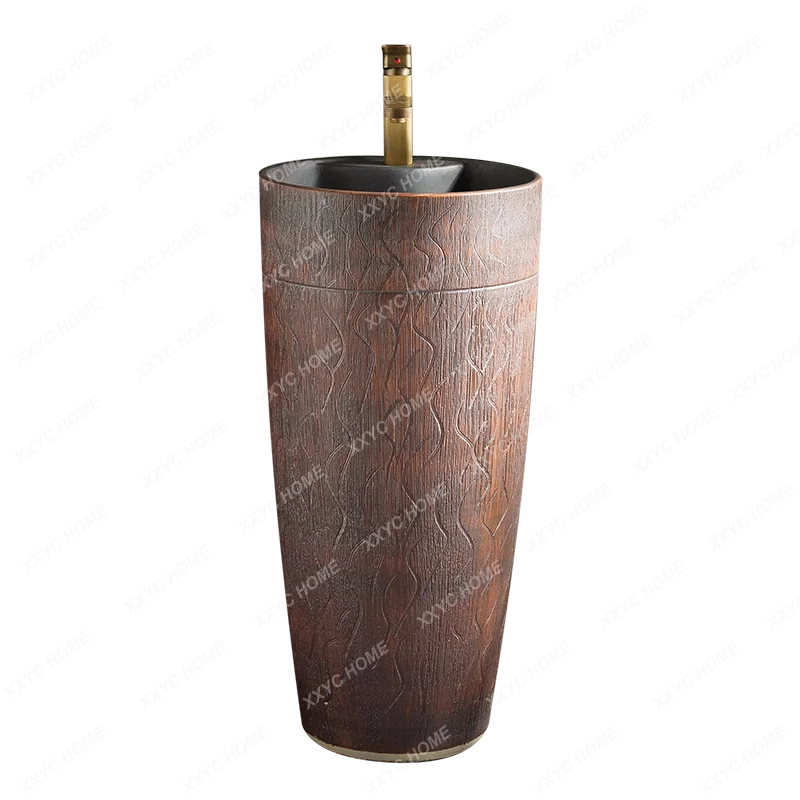 

Pedestal Basin Integrated Floor Type Outdoor Wash Basin Courtyard Column Type Washbasin Pedestal Basin Wash Basin