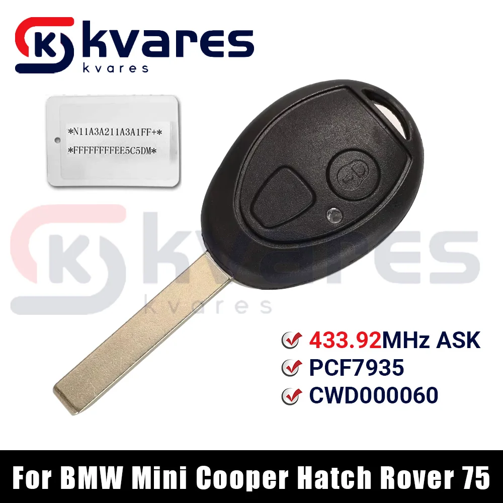 

Чехол для дистанционного ключа CHWARES для BMW Mini Cooper R53 R50 для Land Rover Discovery 1999-2004 75 Z3 Z4 X3 X5 e46 e39 e36 e34
