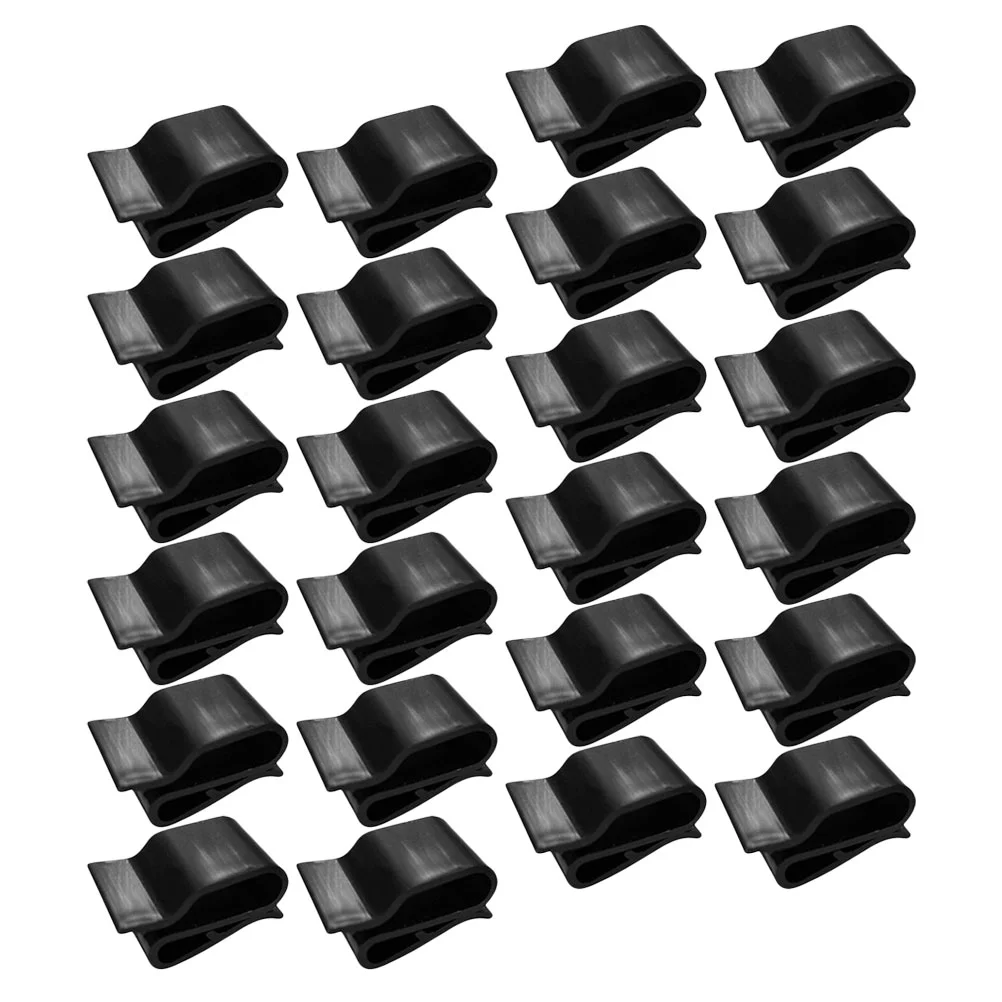 

50 Pcs Photovoltaic Cable Clamp Solar Panel Wire Clips Frame Panels Trailer Wiring Pv Module Management Abs Clamps Plastic
