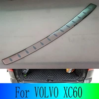 for volvo xc60 rear bumper protection door protector car protect strip sill scuff plates chrome trim stainless steel products