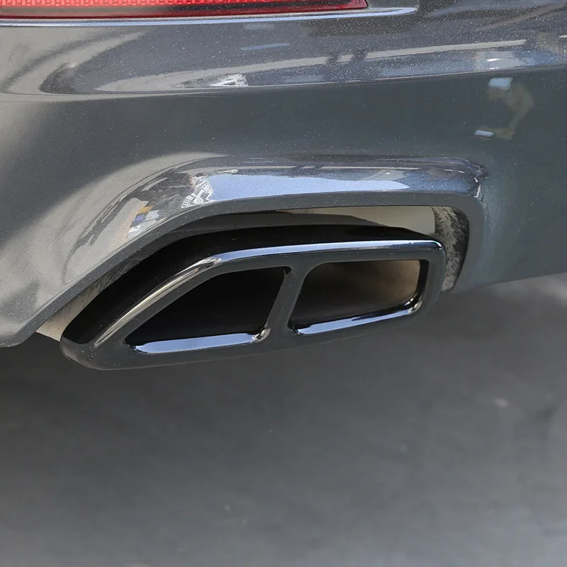 Нержавеющая сталь для BMW 5 6 серии GT G30 G38 G32 2018 2019 2020 2021, выходной глушитель выхлопной трубы автомобиля, защитная накладка (art.: 3920cfe64ee3d) - 3920cfe64ee3d