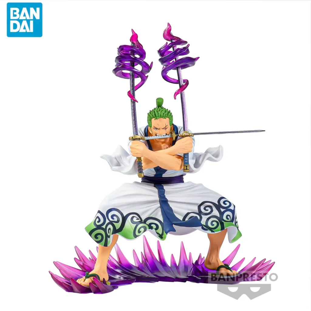 

Original BANDAI BANPRESTO DXF Roronoa Zoro One Piece Wano Kuni Anime Figure Toys 13cm PVC Model Boys Girls Birthday Gift
