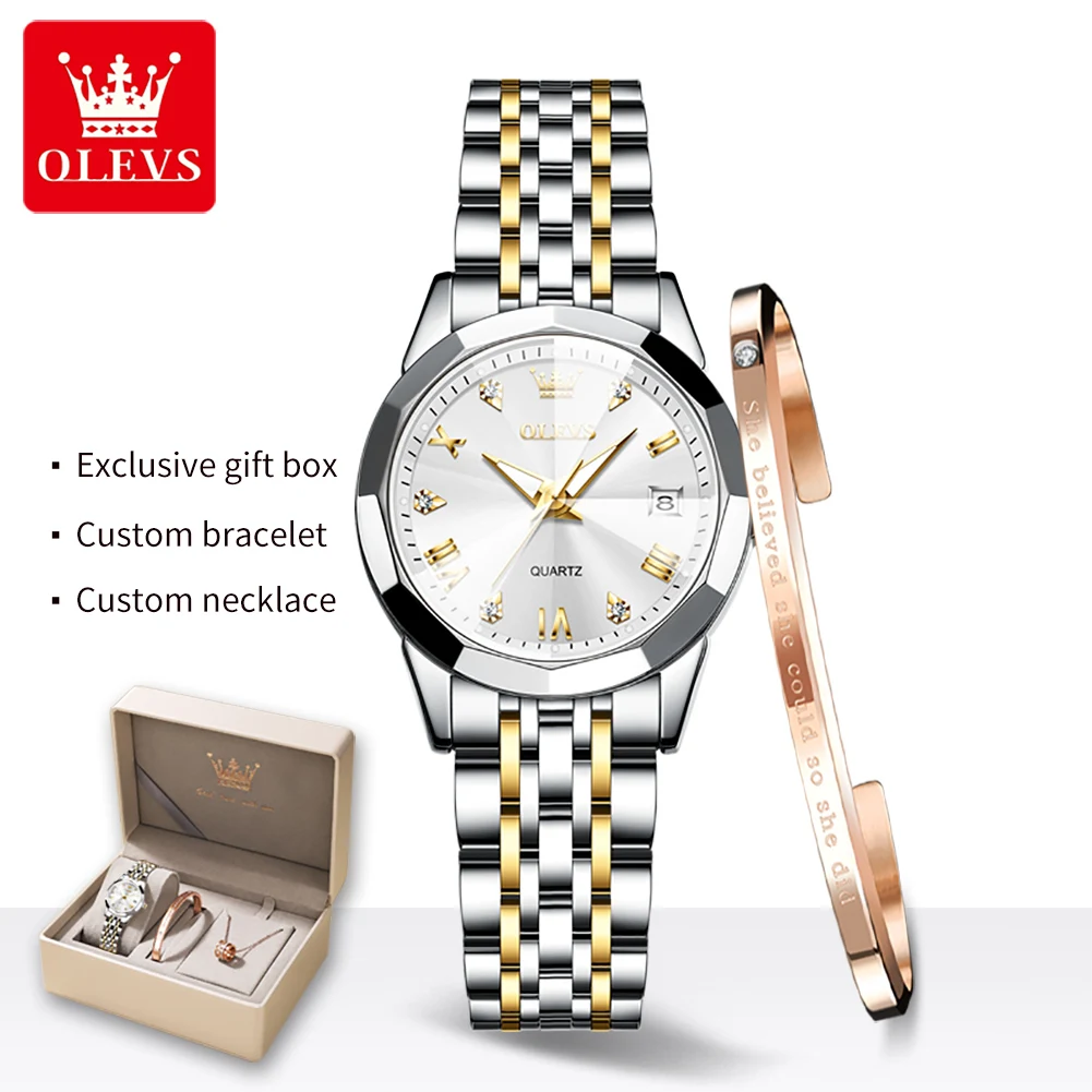 OLEVS 9931 Stainless Steel Strap Retro Hot Style Great Quality Watches for Women Waterproof Quartz Fashion Women Wristwatch enlarge