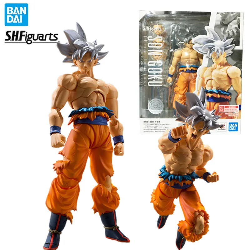 

Оригинальная фигурка BANDAI SHF Dragon Ball Z, Сон Гоку, аниме S.H. Фигурка, подвижная Коллекционная модель, декоративная кукла, подарок