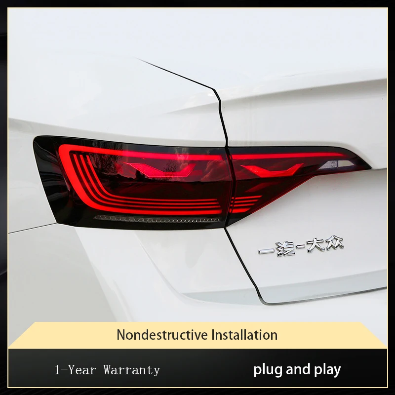 2 шт. авто фонари для Volkswagen VW Jetta Sagitar 2019-2022 Golf5 задний фонарь DRL светодиодный