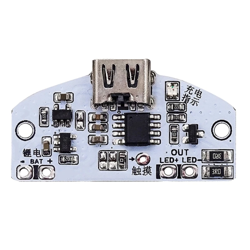 

Type C Desk Circuit Board USB Charging Stepless Dimming Touch Control forTouch Desk Lamps and Night Lights