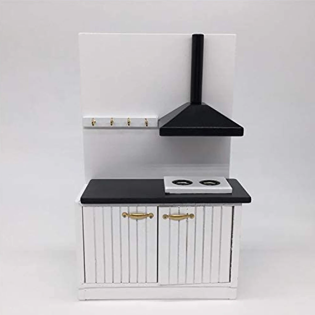 

Модель деревянного стола для стирки, 1 комплект, декоративные Миниатюрные аксессуары, мебель для маленькой куклы, полезный шкаф с черной рам...