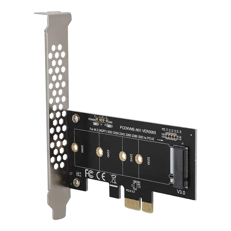 Адаптер M.2 PCIe плата расширения к PCI E3.0 X1 M2 SSD NGFF NVME (ключ M) 3 0x1 для настольного Express