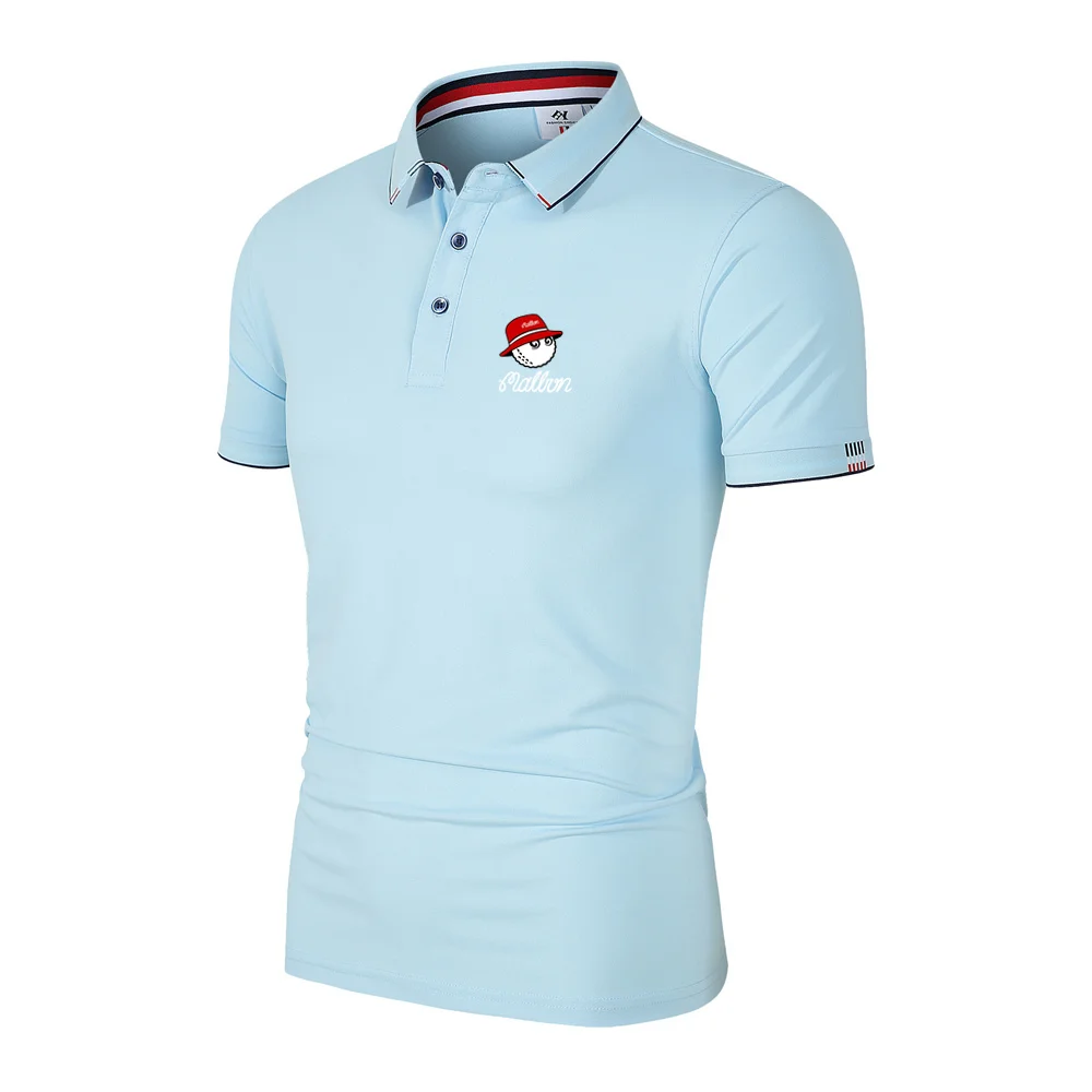 Summer New Men's and Women's T-shirt Top Short Sleeve Printed Casual Sports Luxury Baseball Jersey Fashion Korean Golf Polo Shir