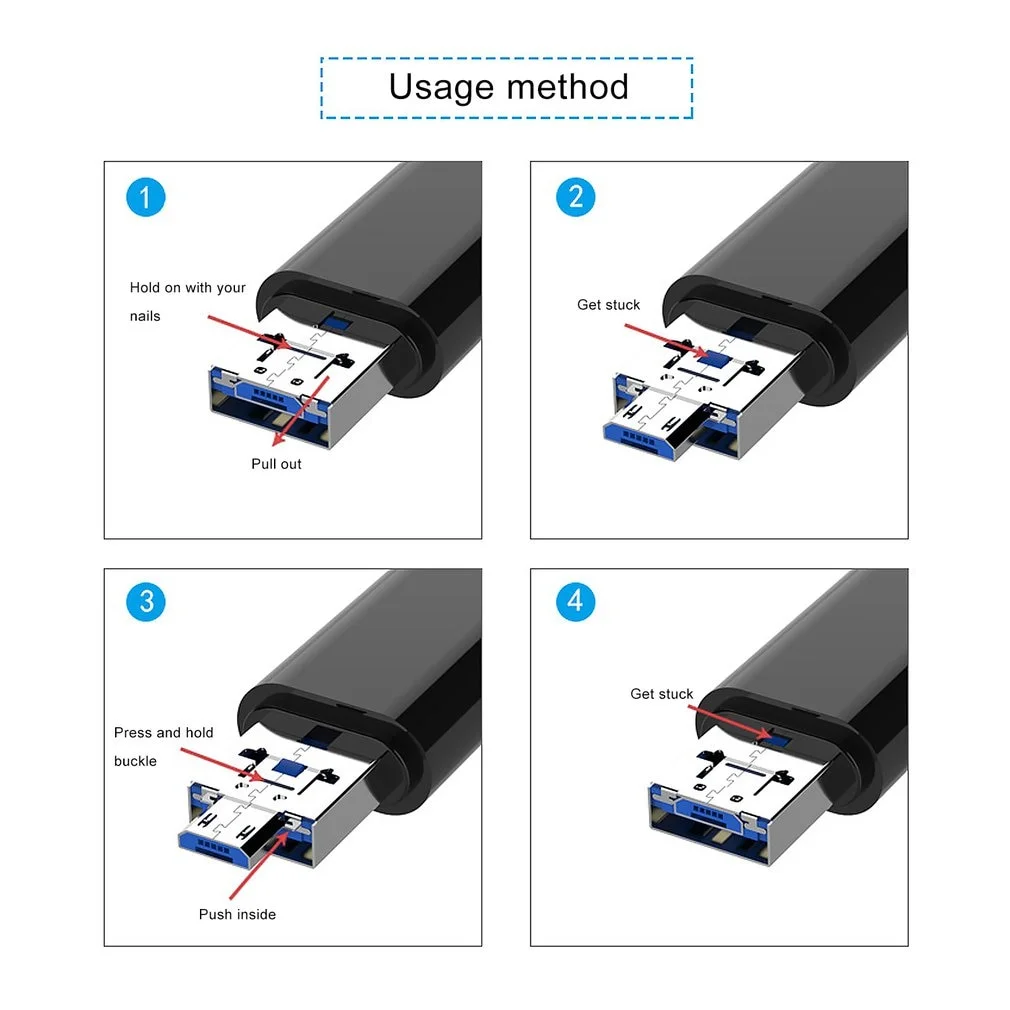 5 in 1 multifunction type c otg memory card reader micro usb 3 1 usb c tf adapter mobile phone accessories for xiaomi android pc free global shipping