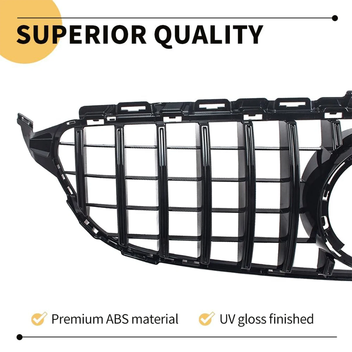 Решетка переднего бампера в стиле GT R для Mercedes Benz W205 C-Class C205 C200 C220 2019-2021 AMG передняя