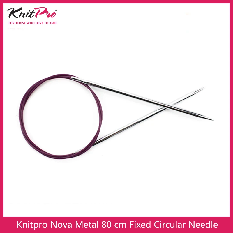 

Knitpro Nova Metal 80 cm Fixed Circular Needle