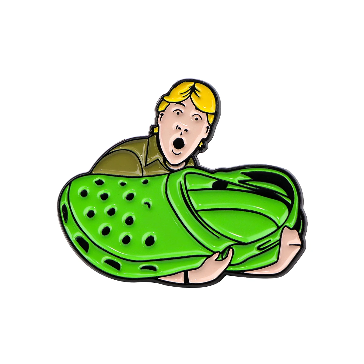 Изумительная эмалированная брошь в виде мультяшной обуви для мужчин женские