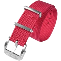 watch band braided nylon band stainless steel pin buckle 20mm straight universal
