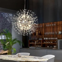 crystal dandelion chandelier nordic creative personality living room study restaurant clothing store coffee room ins lighting