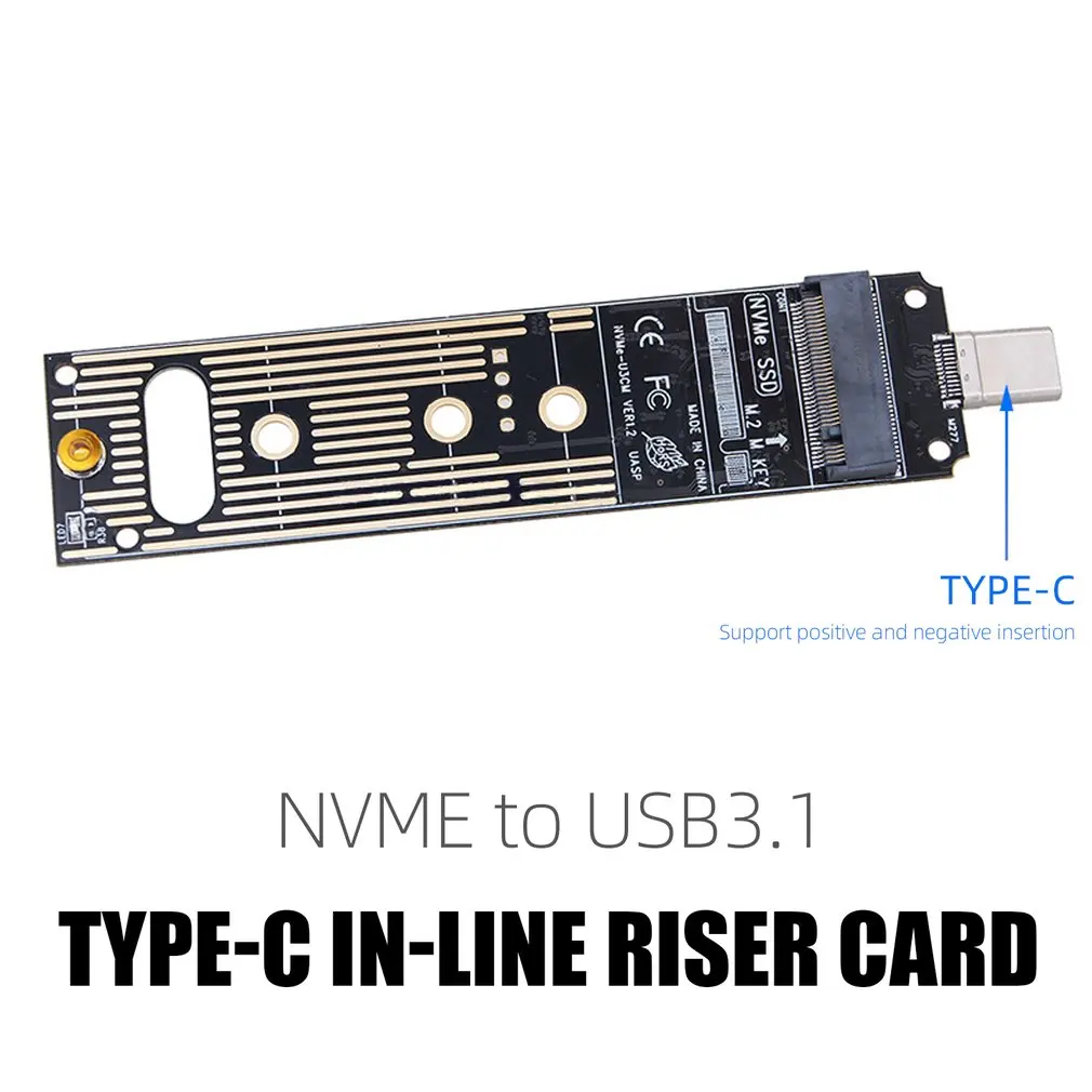 

Адаптеры M.2 на USB 3,1, сборщик с отверткой, JMS583, карта преобразователя SSD 10 Гбит/с, M.2 PCIE, адаптер, карта для футляра жесткого диска NVME