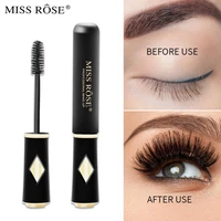 mascara lengthening black lash eyelash extension eye lashes brush beauty makeup long wearing silk fiber mascara women cosmetic