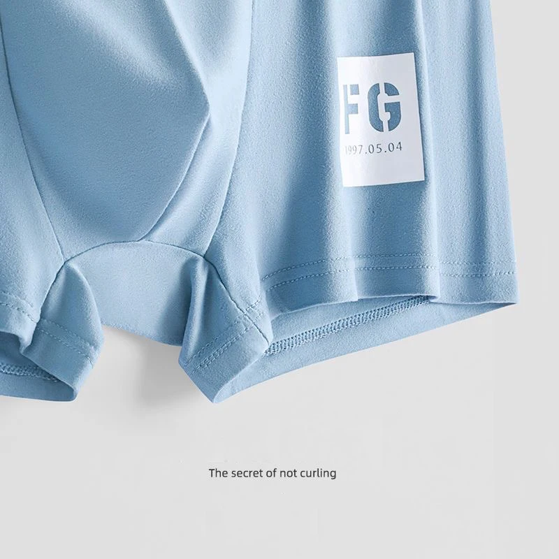 4Pcs Lot Men Boxer Shorts Antibacterial Men's Underwear Man Boxershorts  Breathable Comfortable Male Printed Panties L-4XL