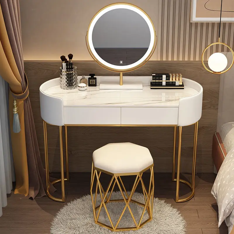 

Multifunctional Nightstand Dressing Table Bedroom Modern Minimalist Storage Cabinet Makeup Mesitas De Noche Household Furniture