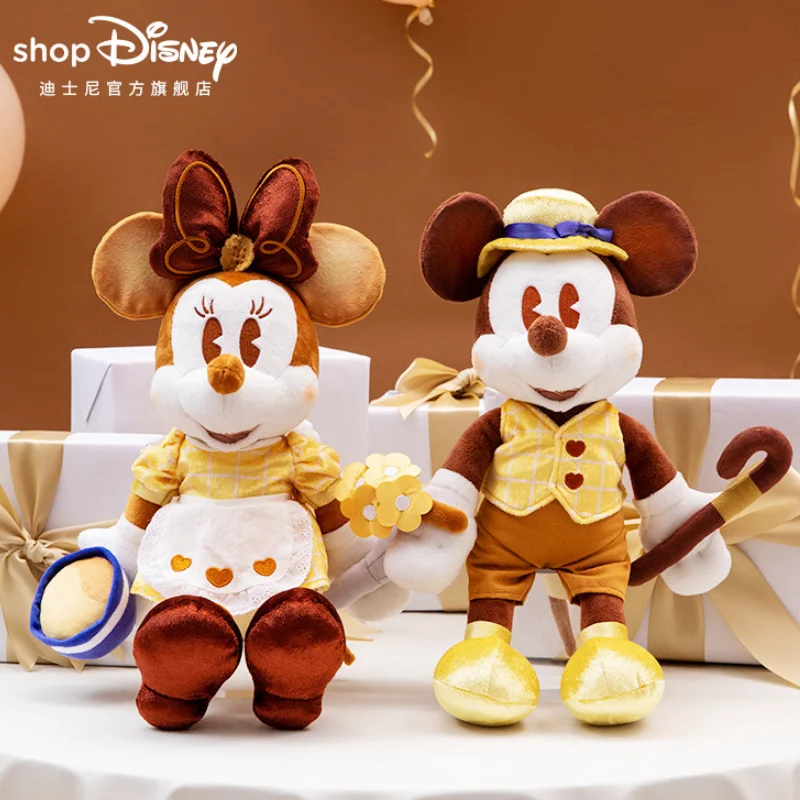 

Original Disney Mickey Mouse Minnie Doll Sweetheart Cookies Series Minnie Plush Toy Plushie Doll Pendant Kids Gifts