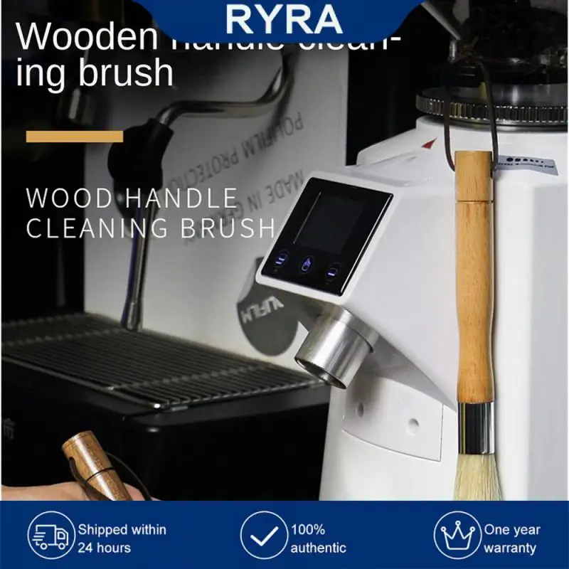 

Прочная кофейная щетка для очистки от пыли, простая и Минималистичная мягкая и деликатная безопасная для здоровья эспрессо